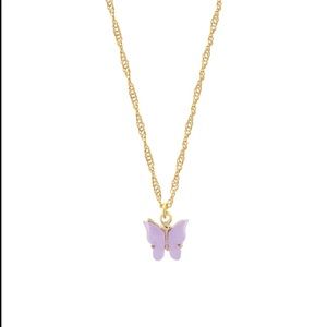 single butterfly necklace